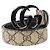 Gucci GG Marmont Supreme Gürtel Schwarz Beige