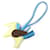 Charm Rodeo Pegasus PM da Hermès Amarelo Taupe Azul claro  - vista 3