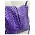 Borsa lunch Bottega Veneta a forma di dado in pelle viola scuro - vista 5