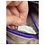 Borsa lunch Bottega Veneta a forma di dado in pelle viola scuro - vista 9
