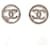 Orecchini a perno Coco Mark in argento di Chanel