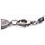 Collana lunga con placca a stemma AG925 di GUCCI Nero Argento - vista 5