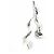 Collana a goccia doppia Orchidea rara Frank Gehry 925 Tiffany & Co. Argento