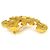 Spilla Triple Coco Mark Vintage Chanel 1994 D'oro - vista 4