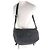 Sac à épaule Prada en polyamide recyclé noir avec plaque logo triangle - vue 2