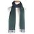 Stola Anagram in lana e cashmere Loewe Verde Blu navy - vista 2