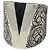 Anello Lettera V Arabesco GUCCI Argento