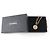 Collar Choker de metal dorado Chanel con marca Coco y strass - vista 2