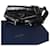 Bolsa de ombro de couro com logo triangular Prada 2VH174 Preto - vista 2