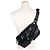 Bolsa de ombro de couro com logo triangular Prada 2VH174 Preto - vista 8