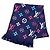 Sciarpa in lana e seta Logomania con frange Louis Vuitton Multicolore Blu navy - vista 3