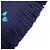 Sciarpa in lana e seta Logomania con frange Louis Vuitton Multicolore Blu navy - vista 5