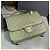 Borsa a tracolla Chanel 22K verde in pelle - vista 2