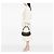 Borsa a tracolla cadetto in pelle di vitello nera con borchie Burberry Nero - vista 7