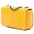 Chanel Piccola Borsa Coco Boy in Vitello Laccato Giallo - vista 2