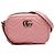 Gucci Mini GG Marmont in pelle matelassé rosa a tracolla