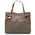 Fendi Braune Zucchino Canvas Tote Hellbraun