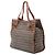 Fendi Braune Zucchino Canvas Tote Hellbraun - Ansicht 2