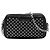 Miu Miu Borsa in pelle nera con borchie e doppia zip Nero