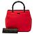 Bamboo Bolso de mano de bambú de lana roja y piel de ternera Gucci - vista 8
