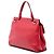 Gucci Red Small Leather Bamboo Daily Satchel - view 2