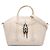 Borsa Antigona Lock 4G in pelle di vitello bianca Givenchy Bianco