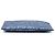 Pochette per tablet in pelle blu glitterata con zip Saint Laurent - vista 3