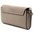 Mini borsa Faye in pelle di vitello e suede marrone Chloé con catena a tracolla Taupe - vista 2
