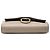 Mini borsa Faye in pelle di vitello e suede marrone Chloé con catena a tracolla Taupe - vista 3