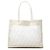 Zucca-Mesh-Tote mit weißem beschichtetem Canvas von Fendi