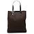 Fendi Braune Zucchino Canvas Tote Dunkelbraun
