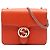 Gucci Arancione Piccolo Dollar in Pelle di Vitello Interlocking G Crossbody