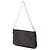 Clutch Pallas Monogram Marrone Louis Vuitton - vista 2