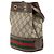Borsa a secchiello Ophidia Mini GG Supreme Web beige di Gucci - vista 2