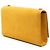 Saint Laurent Borsa a tracolla Kate Monogram in suede giallo medio con frange Senape - vista 2