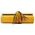 Saint Laurent Borsa a tracolla Kate Monogram in suede giallo medio con frange Senape - vista 3