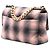 Chanel 19 Chanel Rosa Grande Borsa in Cotone a Quadri 19 Flap - vista 2