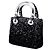 Dior Mini in Tessuto Lame Nero Lady Dior - vista 2