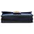 Wallet On Chain Chanel Blau Bicolor Lammleder Elegante CC Geldbörse mit Kette - Ansicht 3