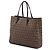 Fendi Braune Zucchino Canvas Tote Dunkelbraun - Ansicht 2