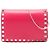 Valentino Pink Leather Rockstud Kettenbeutel