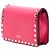 Valentino Pink Leather Rockstud Kettenbeutel - Ansicht 2