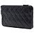 Pochette zip in caviar trapuntato nero CC piccolo di Chanel - vista 2
