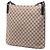 Borsa a tracolla Gucci in tela GG beige - vista 2