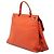 Borsa Gucci Orange Medium in pelle di vitello Bamboo Daily Satchel Arancione - vista 2