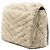 Borsa a spalla Niki media in shearling marrone Saint Laurent Beige - vista 2
