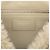 Borsa a spalla Niki media in shearling marrone Saint Laurent Beige - vista 5