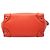 Luggage Céline Mini Sac de Voyage en Cuir Orange - vue 3