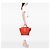 Luggage Céline Mini Sac de Voyage en Cuir Orange - vue 7