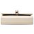 Saint Laurent Marrone Piccolo Grain de Poudre Monogramma Kate Borsa a Tracolla con Frange Beige - vista 3